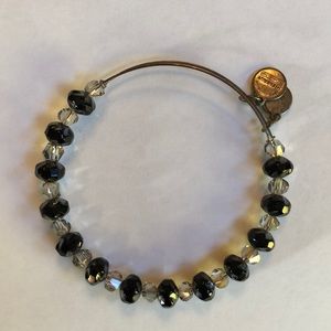 Alex And Ani - Clear and Black Beaded Bracelet